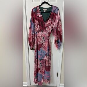 Anthropology Hutch Long Sleeve Wrap Dress